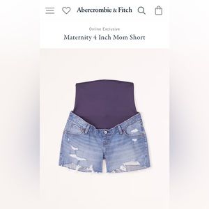 Abercrombie & Fitch Maternity Jean Shorts